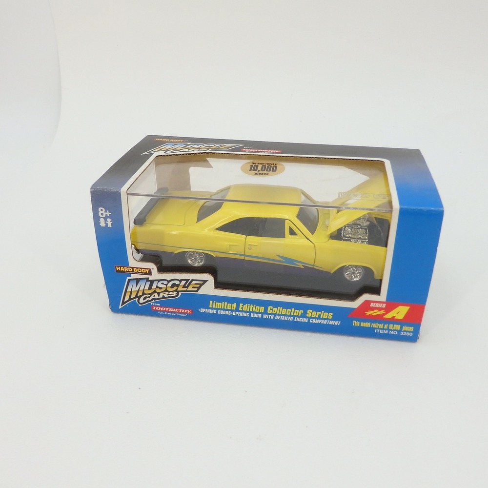 TootsieToy Muscle Cars 1969 Plymouth GTX Yellow Limited Edition Series A 3280